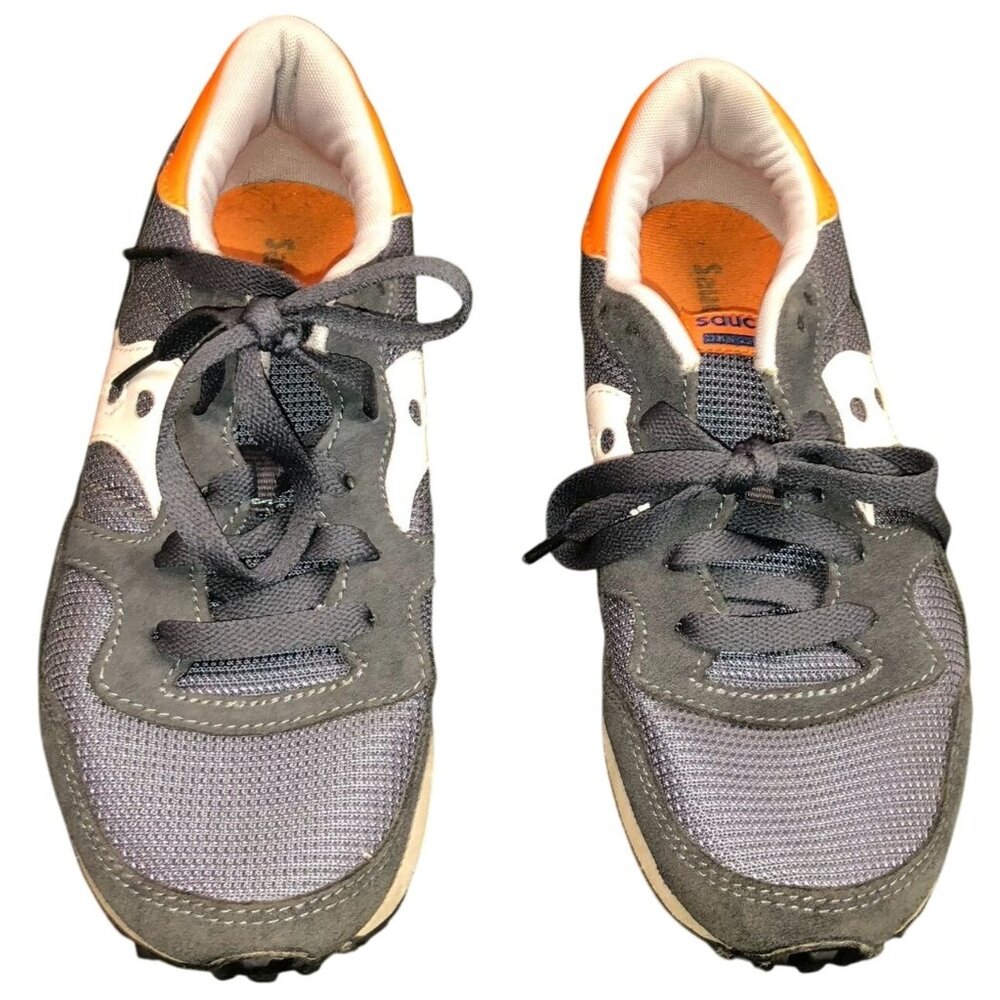 Saucony Men's DXN Trainer S70124‑21 Size 7.5 Grey Orange